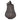 Decorazione Zucca Autunno in Vetro Colore Grigio Metallizzato h 27 cm
