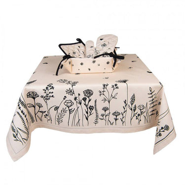 Cestino del pane Beige Nero  35x35x8 cm - Viron.it