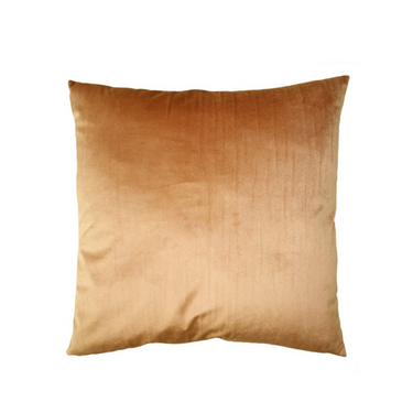 Federa Copricuscino Decorativo Effetto Velluto Colore Arancione 45x45