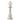 Statuetta Decorativa 38 cm Pedina Scacchi Re in Resina effetto Marmo Bianco - Viron.it