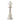 Statuetta Decorativa 38 cm Pedina Scacchi Re in Resina effetto Marmo Bianco - Viron.it