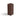Fioriera a Colonna da Esterno in Polietilene Marrone Corten h 78 cm Nebula - Lyxo