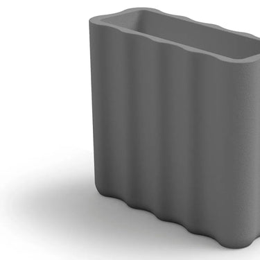 Fioriera Alta da Esterno in Polietilene Colore Grigio l 90 cm Nebula - Lyxo
