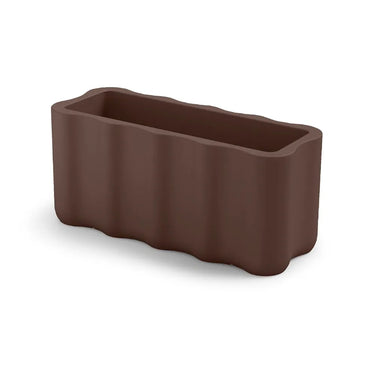 Fioriera da Esterno Colore Marrone Corten h 40 cm Cassetta Nebula - Lyxo