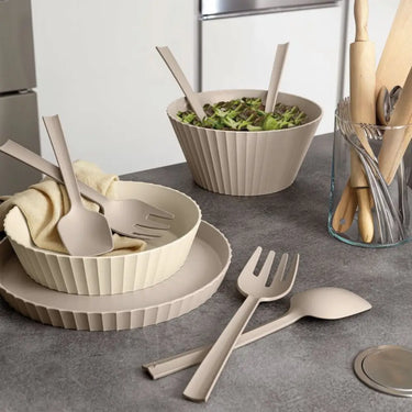 Ciotola Infrangibile in Polipropilene Ø 25 cm Colore Tortora - Nettuno Large Blim