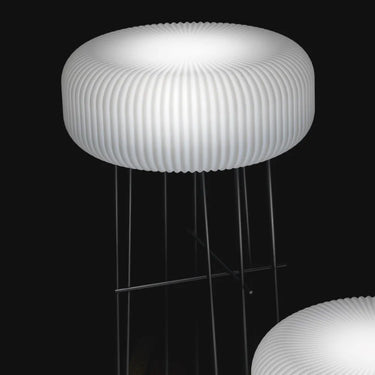 Lampada Led per Esterno con Telaio Nero Luce Multicolore h 120 cm Elly – Lyxo