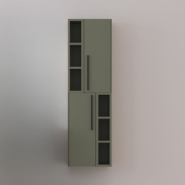 Colonna Bagno Sospesa h 135 cm Colore Verde Oliva - Atreus