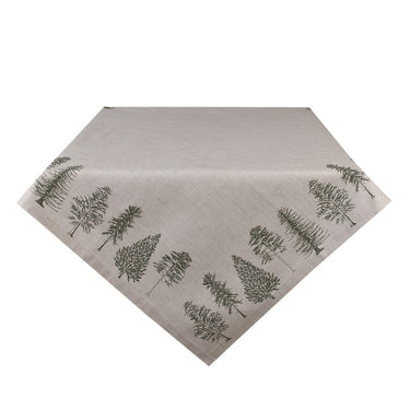 Tovaglia Quadrata 4 Posti in Cotone Colore Beige 150x150 cm - Green Forest
