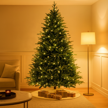 Albero di Natale h 240 cm in PE/PVC con 2246 Rami Realistici - Oregon