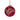 Set 6 Sfere Natale in Vetro Velluto Rosso Scuro con Ricamo fiorato Ø10 cm - Viron