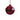 Set 6 Sfere Natale in Vetro in Velluto Rosso con Fili di Seta Farfalla Ø10 cm - Viron