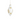 Set 6 Pendenti Natale in Vetro Soffiato Bianco con Decori Oro - Viron