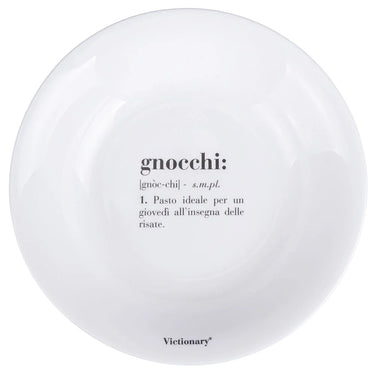 Set 6 Piatti Fondi Colore Bianco Gnocchi Victionary Ø 22 cm – Villa D’Este