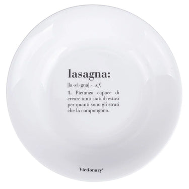 Set 6 Piatti Fondi Colore Bianco Lasagna Victionary Ø 22 cm  – Villa D’Este