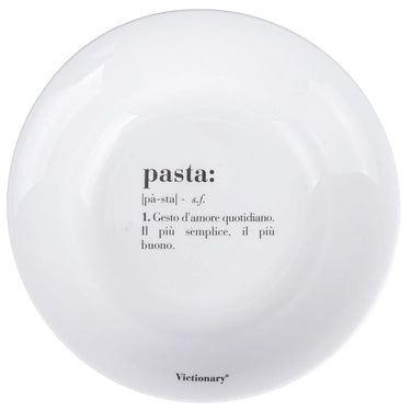 Set 6 Piatti Fondi Colore Bianco Pasta Victionary Ø 22 cm – Villa D’Este