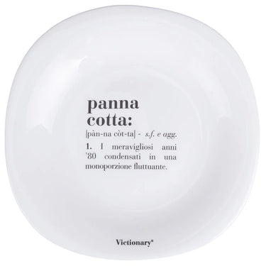 Set 6 Piatti da Dessert Quadrati Colore Bianco Panna Cotta Victionary – Villa D’Este