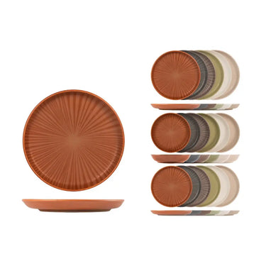 Servizio 18 piatti in Stoneware Colori Assortiti Universe Nordic - H&H