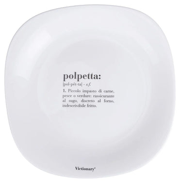 Set 6 Piatti Piani Quadrati Colore Bianco Polpetta Victionary – Villa D’Este
