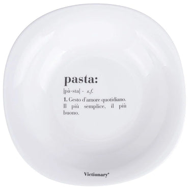 Set 6 Piatti Fondi Quadrati Colore Bianco Pasta Victionary – Villa D’Este