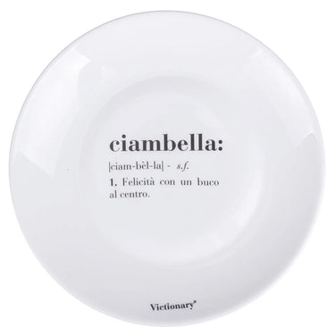 Piatti Frutta 6 Pezzi Colore Bianco Ciambella Victionary  Ø 20,5 cm– Villa D’Este