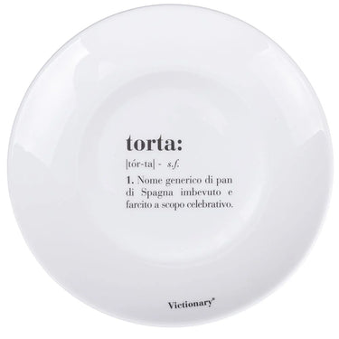 Set 6 Piatti Frutta Colore Bianco Torta Victionary Ø 20,5 cm – Villa D’Este