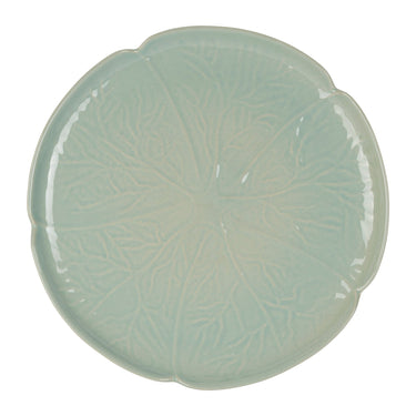 Piatto Piano da Tavola in Stoneware Verde Salvia Ø27 cm