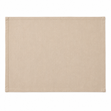 Tovaglietta Americana Effetto Lino Beige
