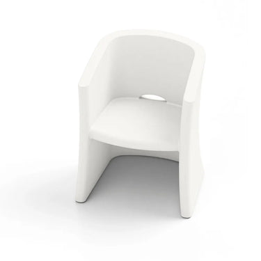Poltroncina da Esterno in Polietilene h 80 cm Colore Bianco Breeze – Lyxo
