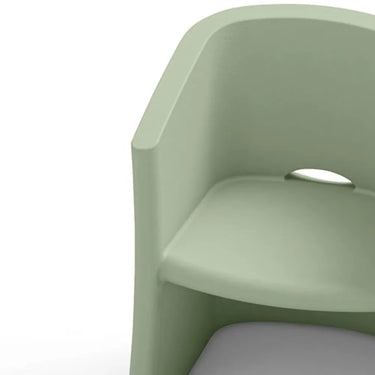 Poltroncina da Esterno in Polietilene Verde Giada h 80 cm Breeze – Lyxo