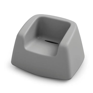 Poltrona da Esterno in Polietilene 115x80 cm Colore Grigio Sugar - Lyxo