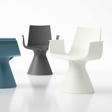 Poltroncina per Esterno Colore Bianco Stile Moderno Lira - Lyxo