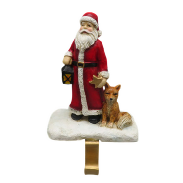 Set 2 Porta Calza di Natale Epifania Babbo Natale Lanterna Oro - Virón