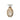 Candeliere per Candela Stelo Porta T-Light in Vetro Marrone h 28,5 cm – Malik