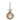 Candeliere per Candela Stelo Porta T-Light in Vetro Marrone h 23 cm  –  Malik
