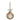 Candeliere per Candela Stelo Porta T-Light in Vetro Marrone h 23 cm  –  Malik