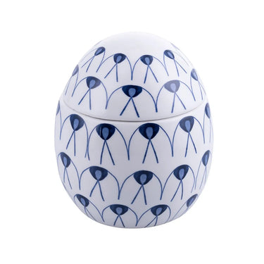 Contenitore Uovo Porta Oggetti in Ceramica Ø 14 cm - Villa D'Este