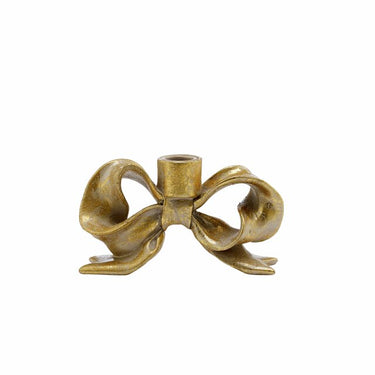  Portacandela decorativo fiocco oro 