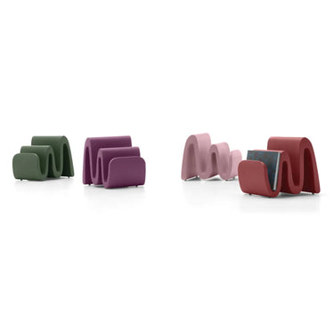 Portariviste dal Design Moderno Colore Bianco Wave Magazine Holder – Lyxo