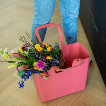 Borsa Spesa Multiuso con Manici colore Corallo - Tasche XL Koziol - Viron.it