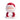 Set 6 Portatovaglioli in Ceramica dipinti a Mano Babbo Natale - Santa Claus Excelsa - Viron.it