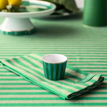 Bicchiere Portauovo Ø 5 cm in Porcellana Verde Love Birds - Pip Studio