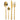 Posate oro lucide design moderno vista singola