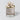Candela profumata media in Vetro con Fiore in Ceramica Capodimonte Tortora - Viron.it