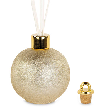 Diffusore a Sfera con Profumo 500 ml Colore Oro Glitter Ø 15.5 cm - Viron.it