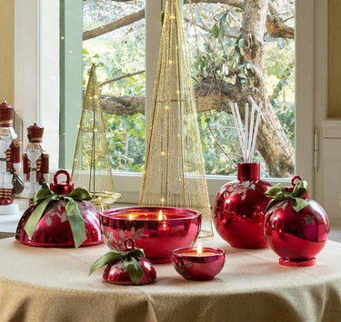 Diffusore di Essenze in Sfera Rossa Decorata 500 ml - Viron.it