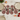 Runner Natalizio Candy Cane 33x95 cm in Cotone e Perline e Strass Bianco e Rosso - Viron
