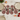 Runner Natalizio Candy Cane 33x95 cm in Cotone e Perline e Strass Bianco e Rosso - Viron