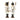 Set 2 Schiaccianoci Natalizi h 31 cm Colore Bianco - Wild Brown