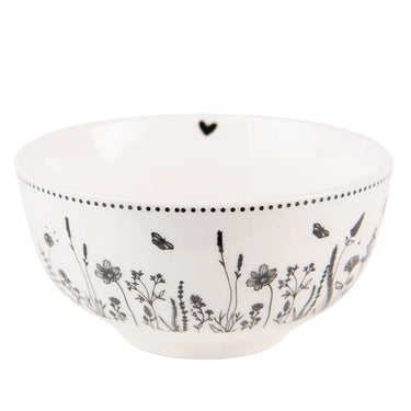 Tazza da Latte Colazione in Porcellana Bianca 500 ml - Botanic