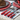 Set 6 Cucchiai in Acciaio Inox con Manico Rosso Bombato - COTE TABLE